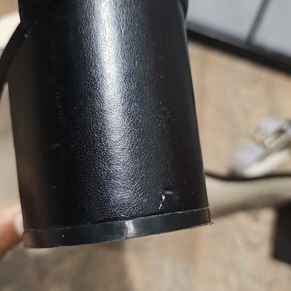 Cole Haan Zippered Strappy Heels Size 10 - Picture 7 of 12